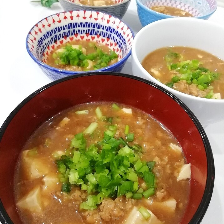 植物でできたお肉グリーンミートで✧マーボー豆腐